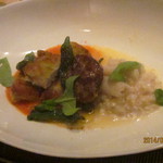 海鮮フランス料理 尾野 - (友人の）今月のおまかせ肉料理