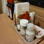 れんが - 卓上の調味料たち