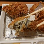 れんが - 見よ！広島産カキフライの断面