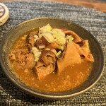 笑龍 - お通しの煮込み