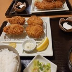 れんが - 左右どっちがカキフライ!? 笑 (正解は…)