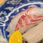 道人 - ③真鯛(兵庫県明石産、朝10時〆)
      コリッというよりもゴリッという活かった食感、釣り人が釣って食べる様な圧倒的鮮度の如し
      滋味のあるしっかりした旨み、どういう手当てなのだろう？
      いつも不思議に思います