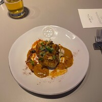 Trattoria Tabule - カリフラワーのロースト 江戸前ハーブとくるみ ピーナッバター＆スパイスソース