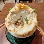 京かき氷 つみき - 中からくるみ、栗クリーム