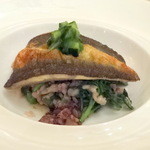 ル・ブルギニオン - 鮎のリゾット