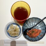 てんぷら 一代 - 無料食べ放題の明太子とモヤシ