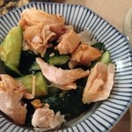 串揚げ×おばちゃん割烹 経堂 ただいま - 鶏肉ときゅうり