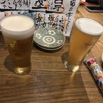 田中んちパート2 - ビール、シャンディガフ