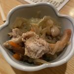 正来軒 - お通し 切り干し大根