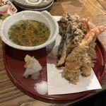 田中んちパート2 - えびと舞茸の天ぷら