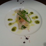 本日の鮮魚のカルパッチョ（＋３００円）です。