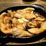 豚小家 - 2014.5 黒豚カルビのガーリックバター焼き（680円）
