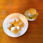 宮田屋 - 料理写真:【2024/12】パンケーキとカフェオレ