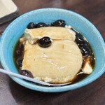 スタミナ苑 - 黒豆杏仁豆腐