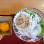 盛岡月が丘食堂 - 卵黄＆オニオン＆鰹節