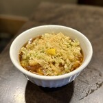 茅場町 長寿庵 - 小えびのかき揚げ(12月)