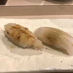 すし さか井 - 海老　真イカ