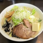 北海とんこつ ら～めん純輝 - 塩野菜にバターTP