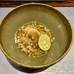 日々魚数寄 東木 - そば米の餡掛け