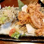 活魚料理一徳 - 鶏モモ唐揚げ