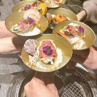 牛に金棒 麻布十番 - 真牡蠣のカクテルユッケ