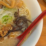 麺屋 だいくう - 博多味玉中華そば780円　右