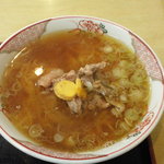 一茶庵 - モツだけラーメン