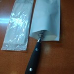 福島上等カレー - スプーンは袋に入っている