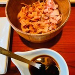 温泉山荘 だいこんの花 - 手下ろし　鰹節