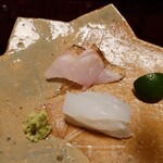 あさば - のどぐろ 炙り　烏賊造り