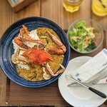 ソラニワホテルアンドカフェ - 全景。蟹挟みやら丁寧にセットされていました。