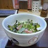 海鮮丼 日の出 - ネギトロ丼・・ネギトロの上に海苔も盛られています。♪