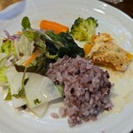 キッチン ブルー グローブ - 追加のワンプレート