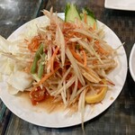 プリックタイ - 料理：ソムタム