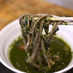 SOBA STAND そばうさ - バジル冷そば＠税込1,000円
