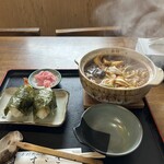めん処すゞき - 親子みそ煮込み　天むすセット