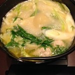 秋田比内地鶏生産責任者の店　本家あべや - 水炊き２人前