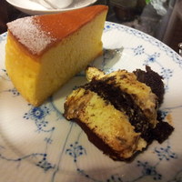 銀座うかい亭 - チーズスフレとティラミス