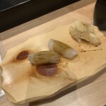 最魚の晩餐～寿司と牡蠣と日本酒の裏切り～ - 