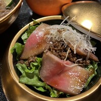 熟成焼肉えいき - えいき3段重　サラダ