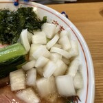 コトノハ - このタマネギがスープをあっさりさせてる。