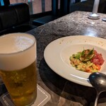 マーサーブランチ テラスハウス - マグロとアボカドのタルタル　オレンジヴィネグレット
