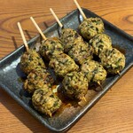 焼き鳥 博 - つくね（タレ）❤️
                                このつくね激うま‼︎✨
                                とてつもなくふっくら❤️