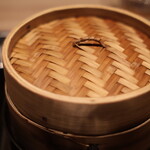 焼肉かなう - ミスジと野菜の蒸籠蒸し