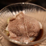 焼肉かなう - ミスジと野菜の蒸籠蒸し