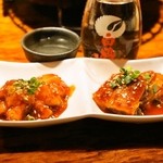 炭火焼ホルモン ぐう - 2014.4 センマイ、ヤン