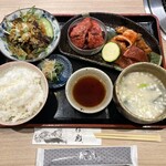 肉刺しとホルモン トラコ - 切り落としmix ランチ  ごはん少なめ