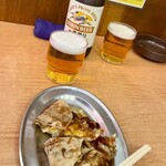 キャベツ焼 - ビールとキャベツ焼き