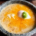 麺屋　たか - 〆リゾットに温泉たまごとバジルペースト！旨すぎた