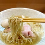 小麦そば 池 - 星の入った小麦そば